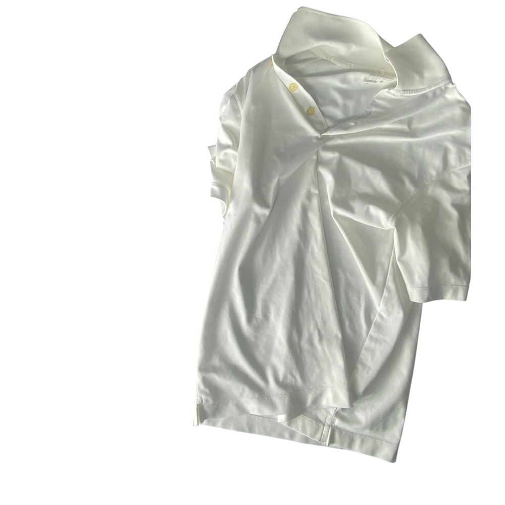Nike Golf Tour Performance Dri-Fit White Polo Shirt Short Sleeve Mens S